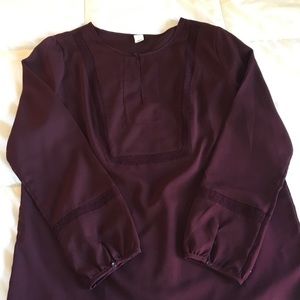 Eggplant blouse